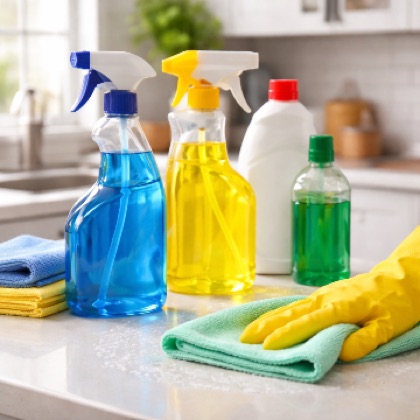 Household cleaning sprays
